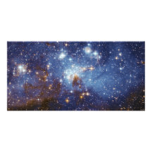 Milky Way Star Formation Stellar Nursery LH 95 Custom Photo Card