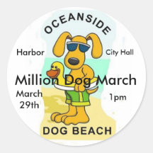 Million Dog March.. Sticker