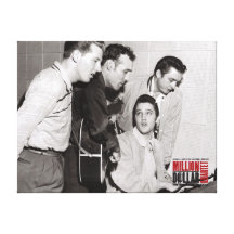 Million Dollar Quartet Photo Gallery Wrap Canvas