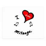 Milonga Items - I Heart Milonga Post Card
