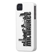Milwaukee Skyline iPhone 4 Case-Mate Cases