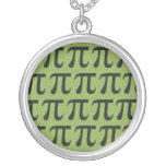 Mini Pi in Green Custom Necklace