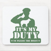 Miniature Australian Shepherd Mouse Mats