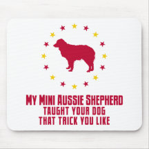 Miniature Australian Shepherd Mouse Pad
