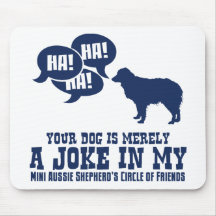 Miniature Australian Shepherd Mousemat