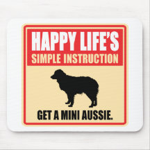 Miniature Australian Shepherd Mousemats