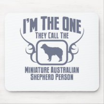 Miniature Australian Shepherd Mousepad