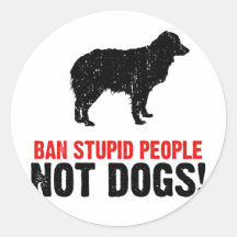 Miniature Australian Shepherd Round Stickers