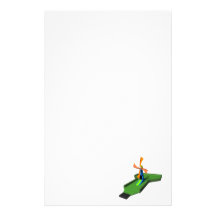 Miniature Golf Customized Stationery