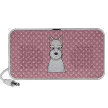 Miniature Schnauzer Cartoon Speaker System