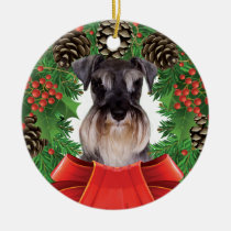 Miniature Schnauzer Christmas Ornament ornaments