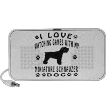 Miniature Schnauzer designs Mini Speaker