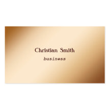 Minimal and  modern beige Business Card
