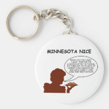 Minnesota Nice Keychain