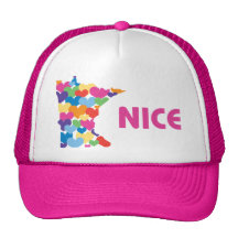 Minnesota Nice with Heart Hat