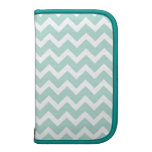 Mint Chevron Folio Planners
