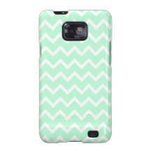 Mint Green Zigzag Stripes. Samsung Galaxy Cover