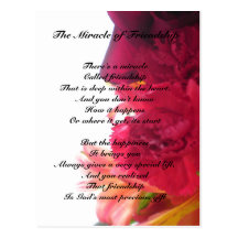Miracle of Friendship postcard