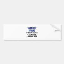 Miracles and Cardiac Nurses Bumper Stickers
