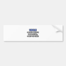 Miracles and Uncles Bumper Sticker