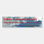 Miraculous Medal Prayer Bumper Sticker