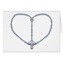 Miraculous Medal Rosary Greeting Cards