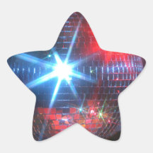 mirror disco ball with laser lights stickers