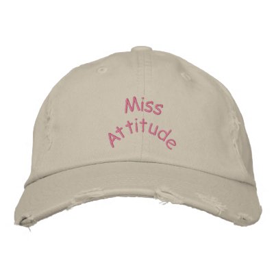 Miss Attitude Baseball Cap