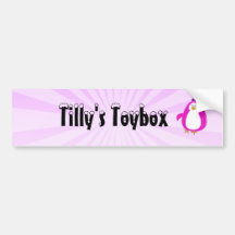 Miss Penguin Bumper Sticker