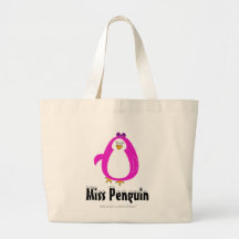 Miss Penguin Tote Bag