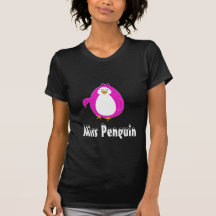 Miss Penguin Womens T-shirt