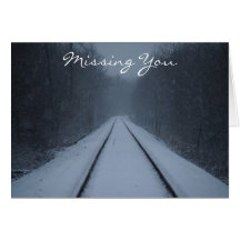 Missing You Card