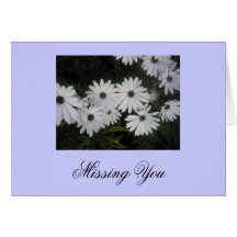 Missing You Greeting Cards