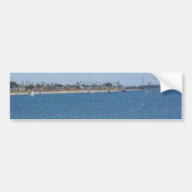 Mission Bay Sailboats Water Bumper Stickers