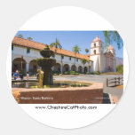 Mission Santa Barbara California Products Round Sticker