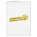 Missoula Drinking Team tee shirts Cards