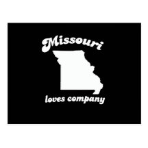 Missouri loves company T-shirt Post Card