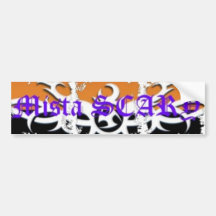 Mista SCARY Dirty Tribal Logo Bumper sticker
