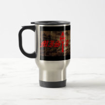 Mista SCARY Skull City Celtic Cross Coffee Mug