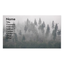 Misty Forest Business Card