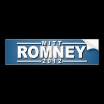 Mitt Romney 2012 bumper stickers
