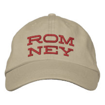 Mitt Romney - 2012 Embroidered Baseball Cap