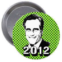 Mitt Romney 2012 Pinback Buttons