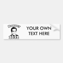 Mitt Romney 2012 Retro Bumper Stickers