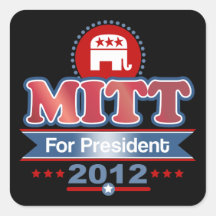 Mitt Romney 2012 Stickers