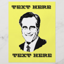 Mitt Romney 3 Full Colour Flyer