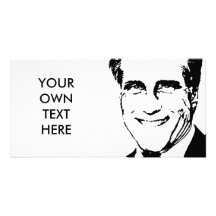 Mitt Romney 3 Photo Card Template