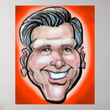 Mitt Romney Caricature Posters