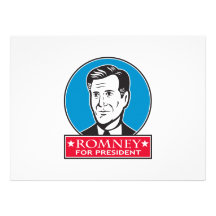 Mitt Romney For American President Custom Invite