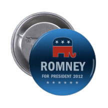Mitt Romney For President 2012 Pin